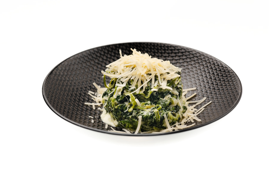 SPIACI SALTATI CON BURRO E PARMIGGIANO